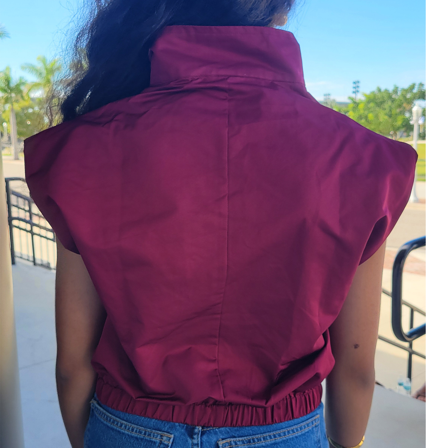 Mock Neck Shouder Top ( Limited Edition)